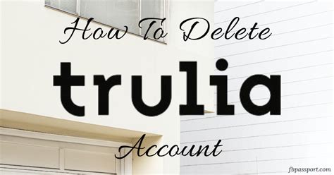 how to delete trulia account on app